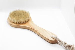 dry brush : natural bristle w/ handle - The Lovely Loba Lotion Ball Blends