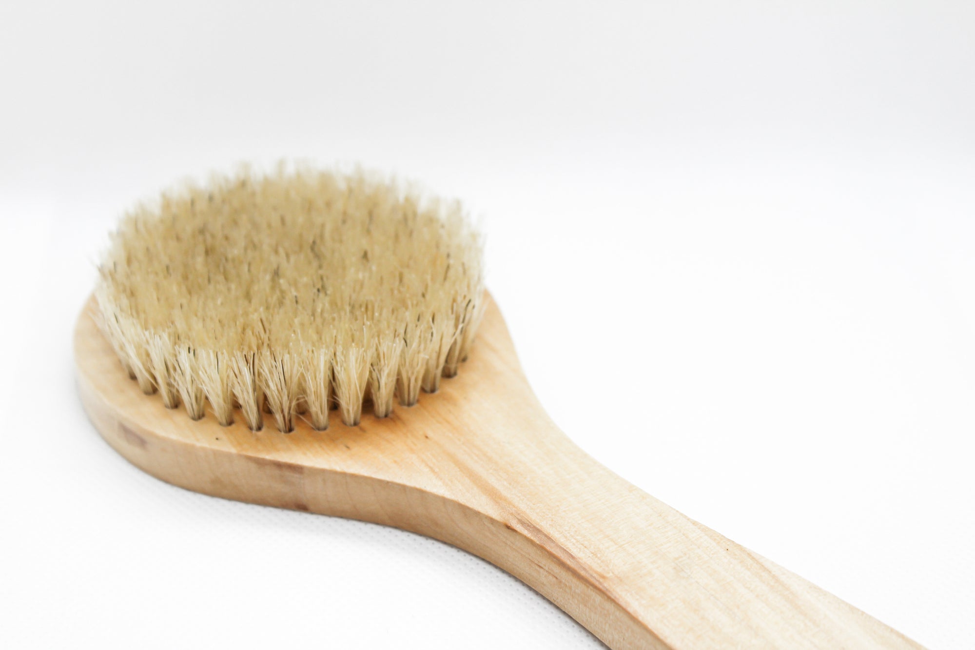 dry brush : natural bristle w/ handle - The Lovely Loba Lotion Ball Blends