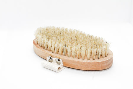 dry brush : natural bristle w/ strap - The Lovely Loba Lotion Ball Blends